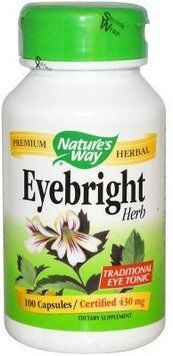 Nature's Way Eyebright Herb 430 mg 100 Caps Очанка 535152 фото