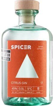 Джин Spicer Цитрусовий 45% 0.5 л (4820278920048) 1349860 фото