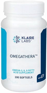 Klaire Labs Omegathera Омега 3-6-9 100 гелевых капсул 800283 фото