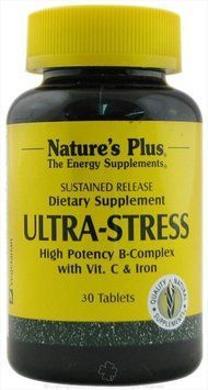 Natures Plus Ultra Stress 30 tabs Комплекс з залізом для боротьби зі стресом 491970 фото