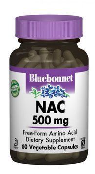 Bluebonnet Nutrition NAC (N-Ацетил-L-Цистеин) 500 mg 60 caps 488781 фото