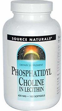 Source Naturals Phosphatidyl Choline in Lecithin, 420 mg, 180 Caps 417582 фото