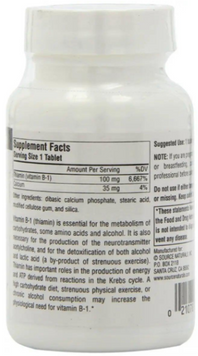Source Naturals Vitamine B-1 100 mg 250 tab / 250 servings 417207 фото