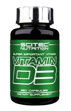 Scitec Nutrition Vitamin D3 250 caps 386811 фото