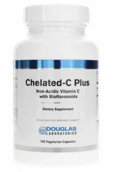 Douglas Laboratories Chelated-C Plus Вітамін С хелатний 100 вегетаріанських капсул 831916 фото