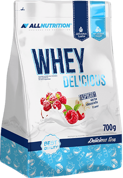 Протеин All Nutrition Whey Delicious 700 g White Chocolate with Rasberry 582517 фото