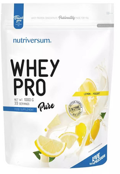 Протеїн Nutriversum Whey Pro 1000 g / 33 servings / Lemon Yoghurt 1101991 фото