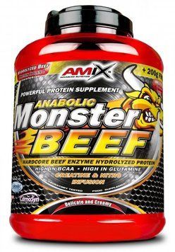 Протеин Amix Nutrition Beef Monster Protein 90%, 1000 g /30 servings/ Chocolate 768790 фото