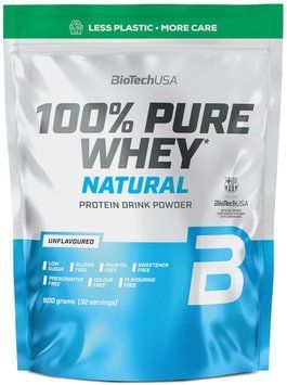 BiotechUSA 100% Pure Whey 900 g Unflavoured 1478823 фото