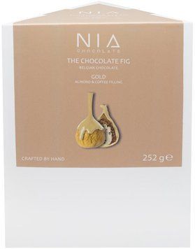 Інжир NIA CHOCOLATE The Chocolate Fig Gold 252 г, сушений у карамельному кувертюрі з мигдально-кавовою начинкою з ароматом бренді (8683465820141) 1218530 фото