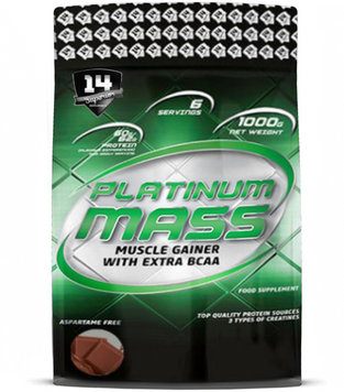 Гейнер Superior Platinum Mass 1000g / 6 servings / Milk Chocolate 1038288 фото