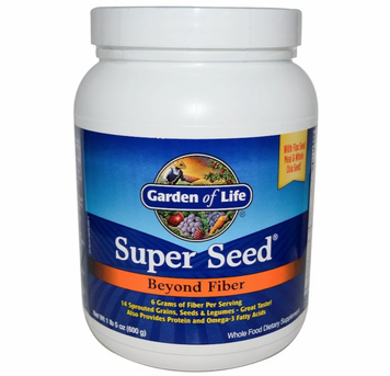 Garden of Life Super Seed, Beyond Fiber, 1 lb 5 oz (600 g) (GOL-11138) 681675 фото