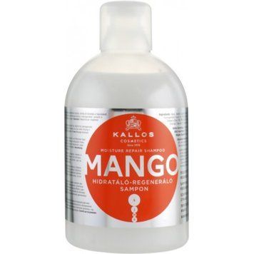 Kallos Cosmetics Mango Зволожуючий шампунь для волосся з олією манго 1000мл 924697 фото