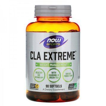 Жиросжигатель NOW Foods CLA Extreme Конъюгированная линолевая кислота 90 гелевых капсул 776884 фото