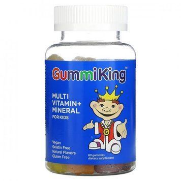 GummiKing Multi Vitamin + Mineral For Kids Мультивітаміни та мікроелементи для дітей 60 жувальних таблеток 1117750 фото