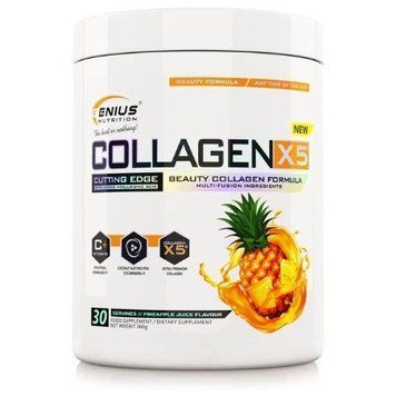 Genius Nutrition Collagen-X5 powder 360 g / 30 servings / Pineapple 999657 фото
