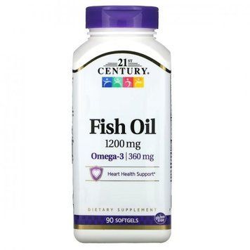 21st Century Fish Oil Omega 3 Рыбий жир Омега-3 90 капсул 1117165 фото