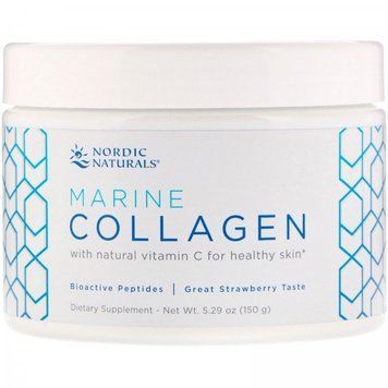 Nordic Naturals Marine Collagen Морской коллаген со вкусом клубники 150 г 777625 фото