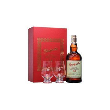Віскі Glenfarclas 15 Years Old (0,7 л) + 2 склянки (BW32390) 436790 фото