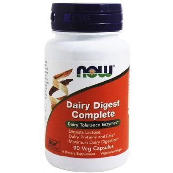 NOW Foods Dairy Digest 90 caps (Лактаза) 417140 фото