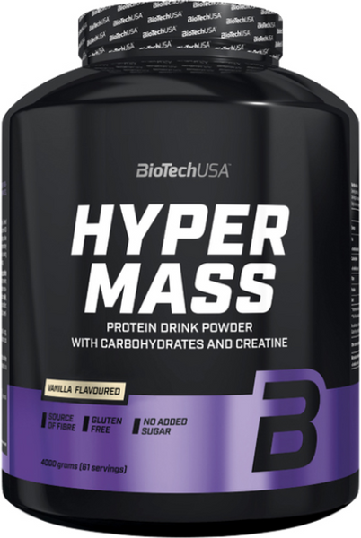 Гейнер BioTechUSA Hyper Mass 5000 4000 g / 61 servings / Vanilla 380739 фото
