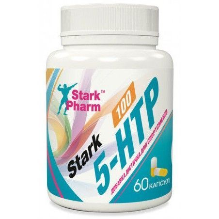 Stark Pharm 5-HTP Stark (Серотонін, 5-гидрокситриптофан, окситриптан) 60 капсул 100 мг 421735 фото