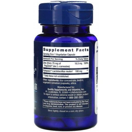 Life Extension Gastro-Ease Восстановление микрофлоры желудка 60 вегетарианских капсул 925993 фото