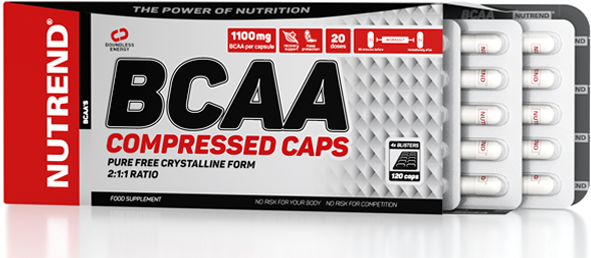 Nutrend Bcaa Compressed 120 capsules 843857 фото