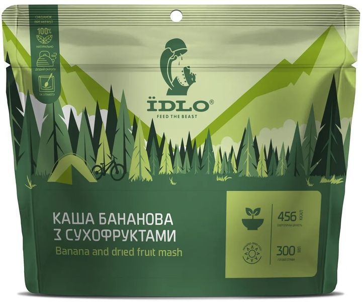Каша бананова ЇDLO із сухофруктами 100 г (4820219970019) 1015725 фото