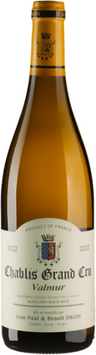 Вино Droin Chablis Valmur 2022 біле сухе 0.75 л (BWT4157) 1246879 фото