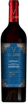 Вино Vellevine Saperavi червоне сухе 11-13% 0.75 л (4860117330287) 1345737 фото