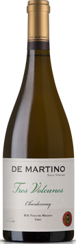 Вино De Martino Chardonnay "Tres Volcanes" Single Vineyar, біле сухе, 0.75 л 13.5% (STA7804395004147) 1148022 фото