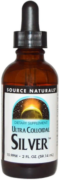 Source Naturals Ultra Colloidal Silver, 10 PPM, 2 fl oz (59.14 ml) (SNS-00220) 606834 фото