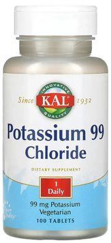 KAL Potassium 99 Chloride - 100 tablets 1461298 фото