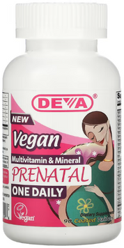 Deva Prental One Daily Пренатальные мультивитамины и минералы 90 таблеток 1185995 фото