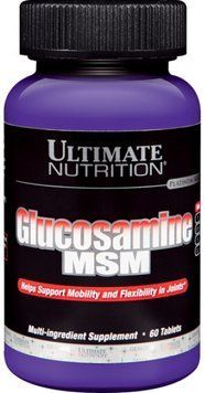 Ultimate Nutrition Glucosamine & MSM 60 tabs 415939 фото