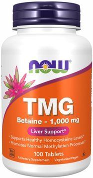Now Foods TMG 1000mg - 100 Tablets 1454311 фото