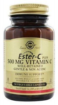 Solgar Ester-C Plus Vitamin C 500 mg 50 Vegetable Capsules 496798 фото