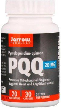 Jarrow Formulas PQQ (Pyrroloquinoline Quinone) 20 mg 30 Caps Пирролохинолинхинон 534574 фото