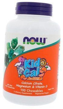 Now Foods KID-CAL Chewable Calcium 100 Loz Жевательный кальций для детей 520686 фото