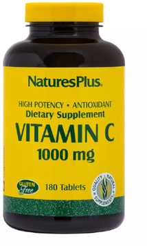 Nature's Plus Vitamin C 1000 mg Вітамін C 180 таблеток 893746 фото