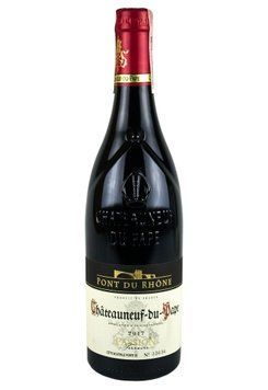 Вино Pont Du Rhone Chateauneuf du Pape 2017 червоне сухе 0.75 л (FSH_3120581438171) 1395069 фото