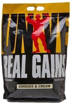 Гейнер Universal Nutrition Real Gains 4800 g /31 servings/ Cookies Cream 390989 фото