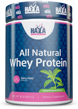 Протеїн Haya Labs 100% Pure All Natural Whey Protein 454 g / 14 servings / Stevia 1026504 фото