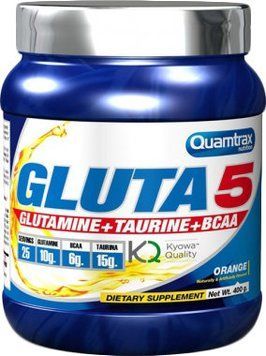 Амінокислота для спорту Quamtrax Gluta 5 400 g /25 servings/Orange 937081 фото