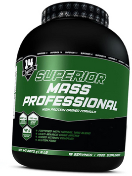 Гейнер Superior Mass Professional 2270 g / 15 servings / Coockies and Cream 1038289 фото