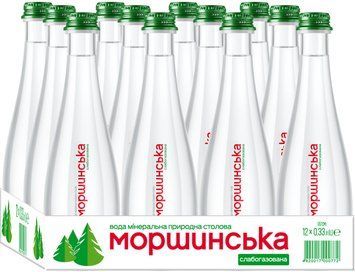 Вода Моршинська Преміум мінеральна природна столова слабогазована 12х0.33 л (DS482001700077212) 1090949 фото
