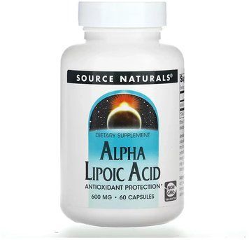 Source Naturals Alpha Lipoic Acid 600mg - 60 Capsules 1452298 фото