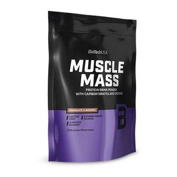 Гейнер BioTechUSA Muscle Mass 1000 g / 14 послуг / Vanilla 380741 фото