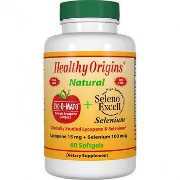 Healthy Origins Lyc-O-Mato 60 softgels Ликопин + Селен 487671 фото